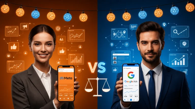 Meta Ads vs Google Ads Campaigns comparison for digital marketing optimization