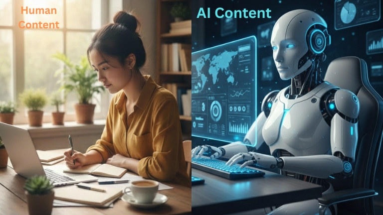 Human vs AI Content: What Works Better for Branding?