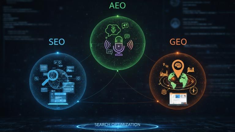 SEO vs AEO vs GEO: Key Differences & Which Strategy Wins in 2026?