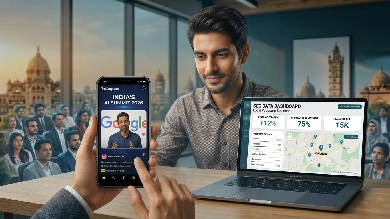 AI Summit 2026 India digital marketing conference with AI, SEO dashboard analytics and audience engagement
