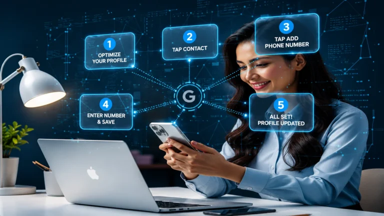 Step-by-step guide to updating phone number on Google My Business profile using a mobile app