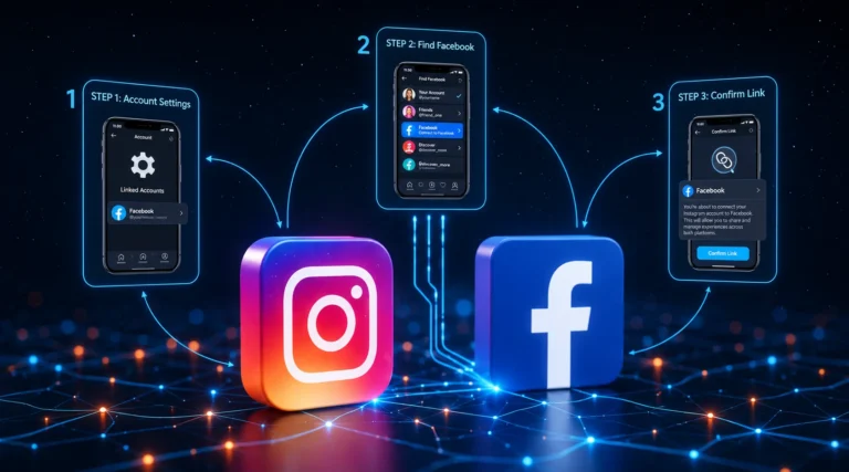 Steps to connect Instagram to Facebook page for social media integration