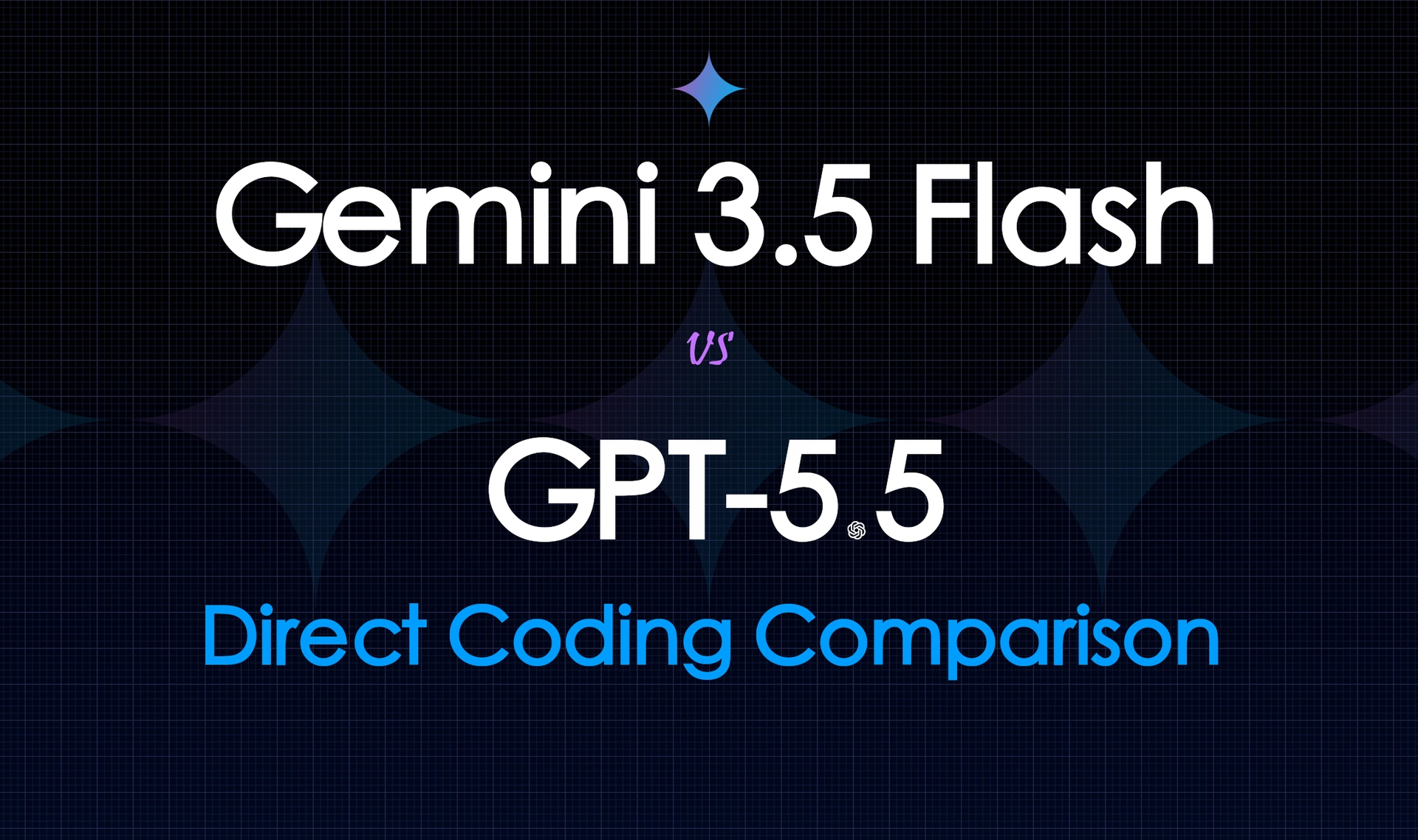 Gemini Flash vs GPT-5 direct coding comparison banner showing AI model performance, speed, coding accuracy, and developer-focused evaluation.