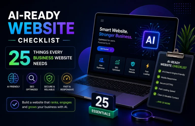 AI-Ready Website Checklist: 25 Things Every Business Website Needs